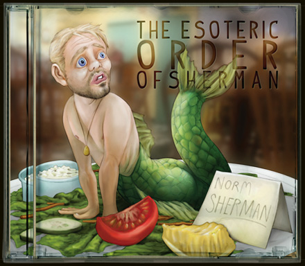 CD cover for the Esoteric Order of Sherman, by Norm Sherman, album art by Bo Kaier