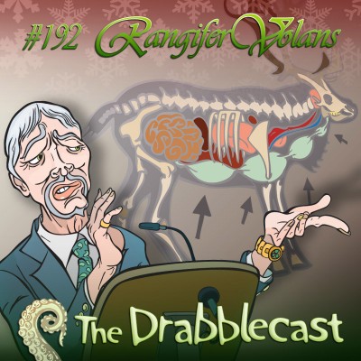 Cover for Drabblecast episode 192, Rangifer Volans, by Bo Kaier