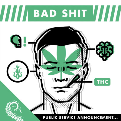 Drabblecast cover for Bad Shit by Declan J. Keane